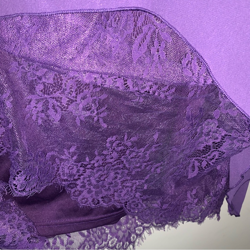 Lace Dress Women 2XL Purple Formal Party Mother Bride Wedding Guest Event Summer - Picture 6 of 12